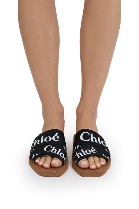 chloe black woody sandals|chloe sandals size guide.